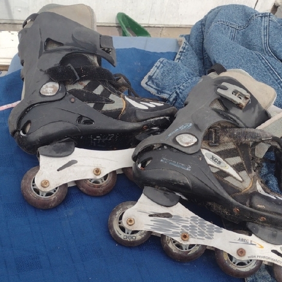 ABEC5 XCS PERFORMANCE Black Inline Skates Size 9 - Picture 1 of 2